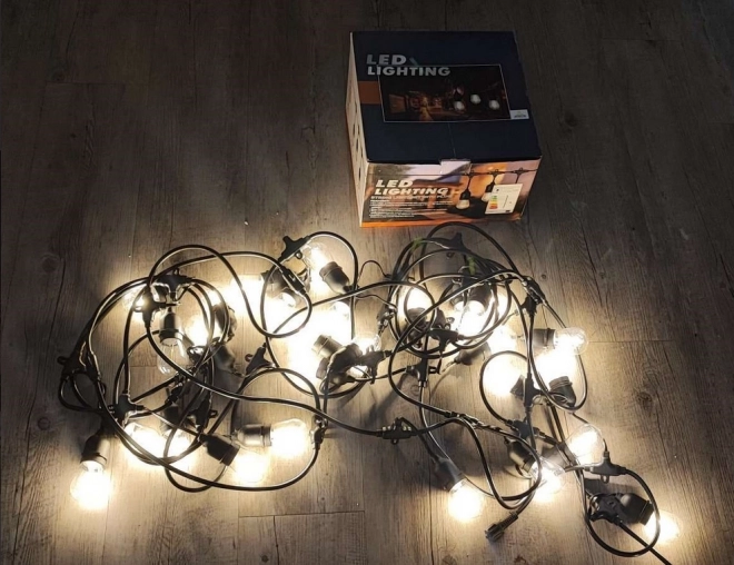 Tuin lichtslinger met 10 LED-lampen