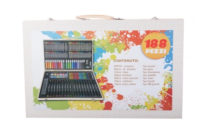 Kunstzinnige tekenset 188 stukken