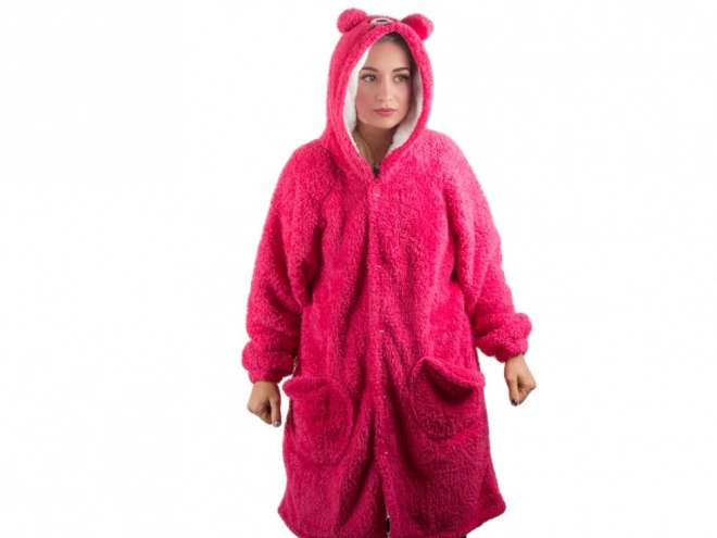 Warme oversized hoodie deken met capuchon