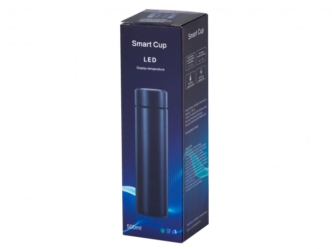Thermosbeker met LED-scherm 500 ml zwart