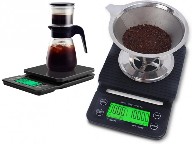 Elektronische keukenweegschaal voor koffie