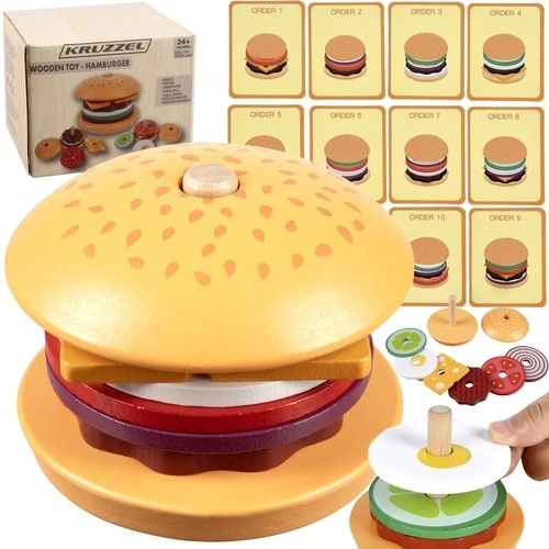 Kruzzel houten hamburger 22673