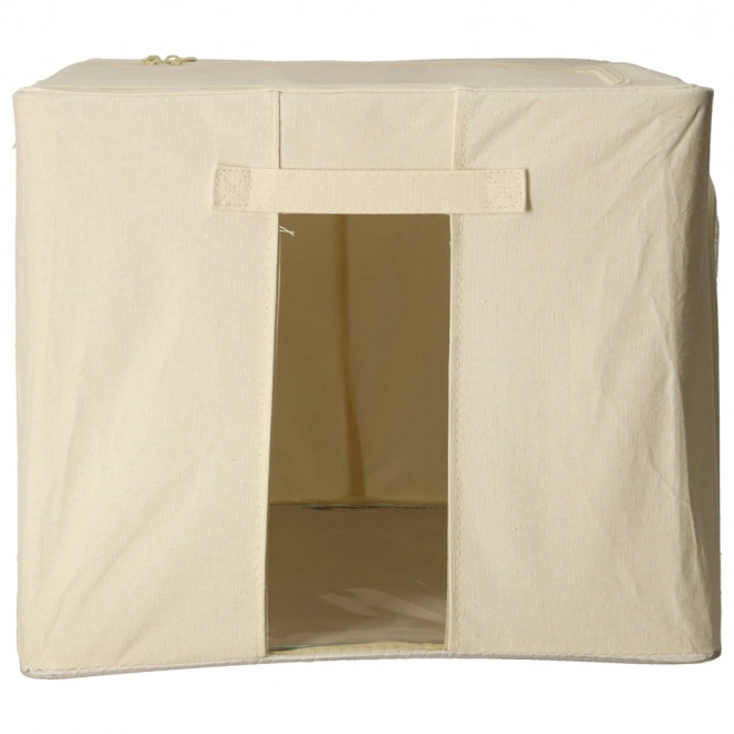 Tas voor beddengoed met opslagrek 100L