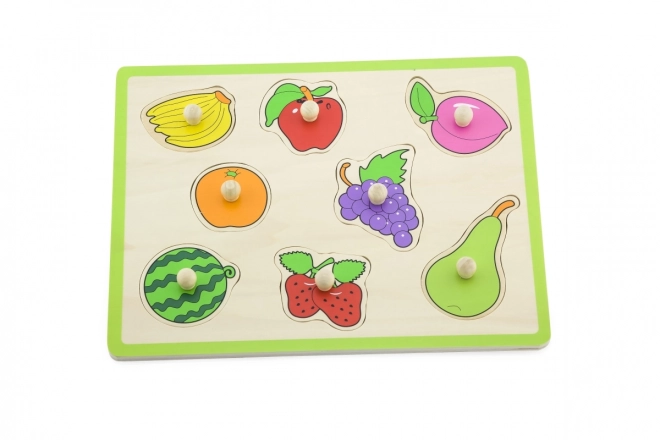 Houten inlegpuzzel - fruit