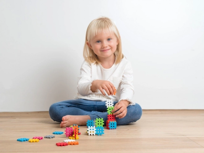 Constructieblokjes Waffle mini pastel 500 stuks
