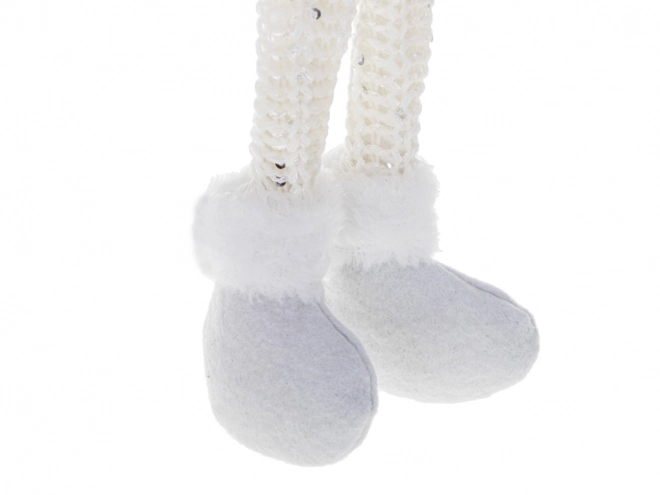 Kerstkabouter met witte baard 47cm
