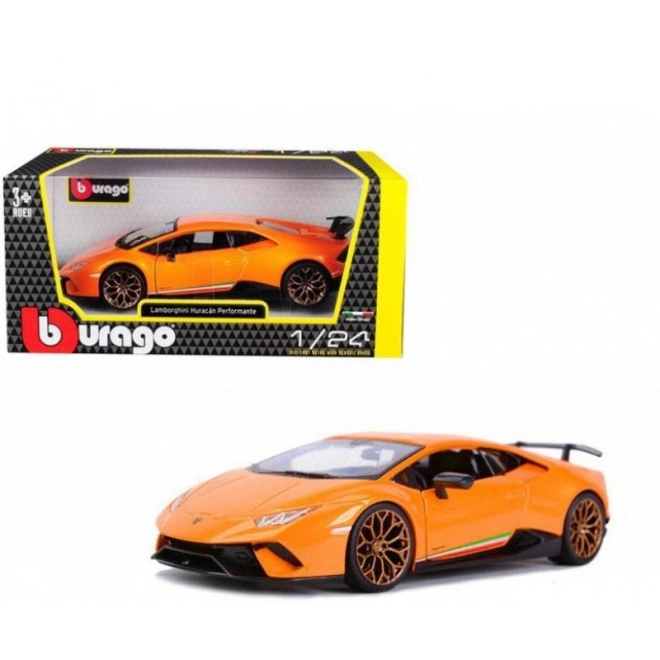 Lamborghini Huracan Performante oranje model 1:24