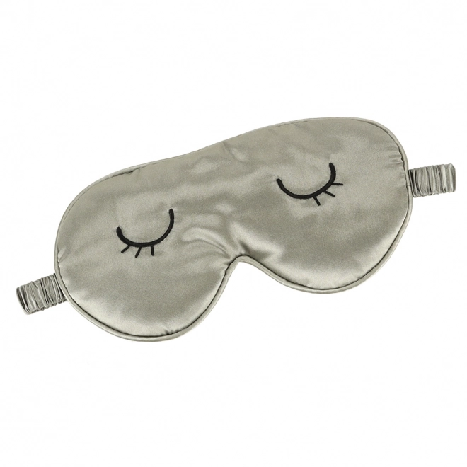 Slaapmasker met grijze hoes