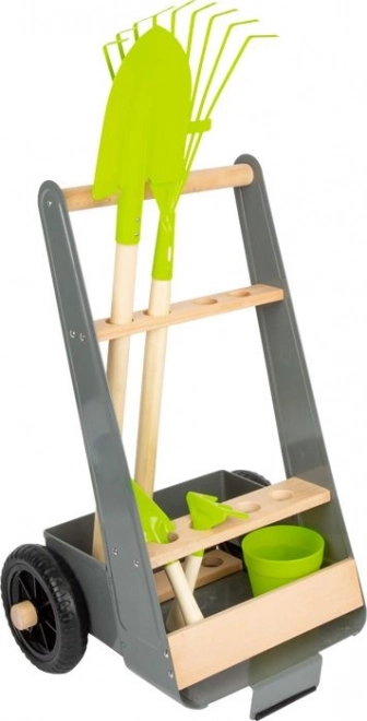 Small Foot Tuinkar met 5 stuks gereedschap