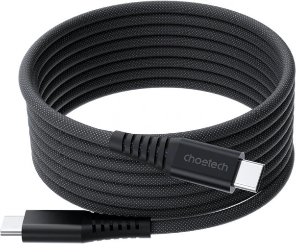 Choetech USB-C naar USB-C magnetische kabel 240W 1,8m zwart