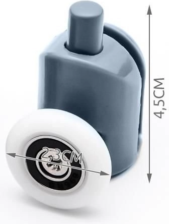 Sleutelelement voor douchecabines