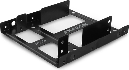 Stalen frame voor montage van 2x 2,5" schijven in een 3,5" bay