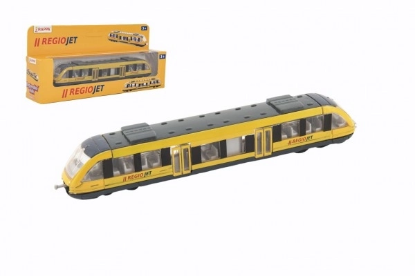 Metalen regionale trein RegioJet 17 cm