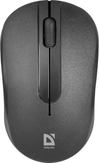 Draadloze optische muis Defender zwart 1600 dpi