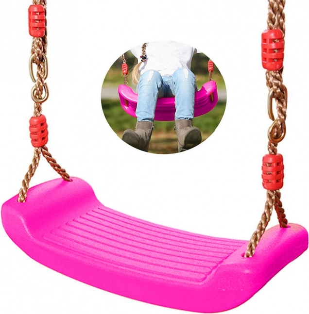 Kinder tuinschommel gymnastische rekstok met handgrepen – Roze