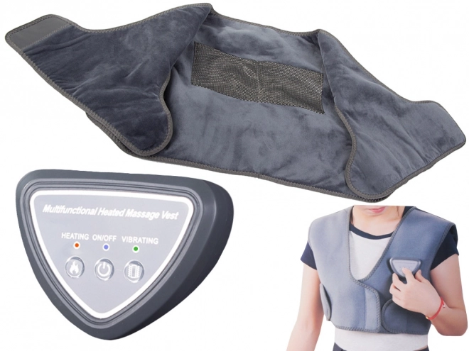 Draadloze verwarmings- en massagevest