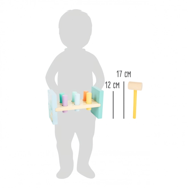 Hamerbank in pastelkleuren van Small Foot
