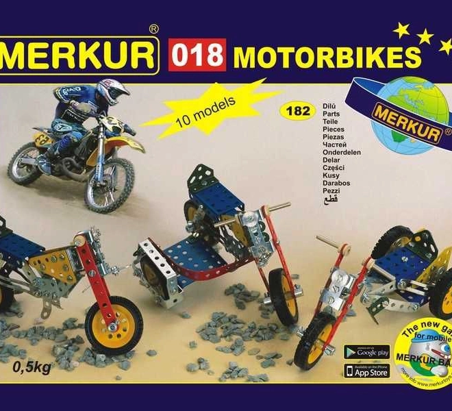 Merkur 018 Motorfietsen - 182 onderdelen
