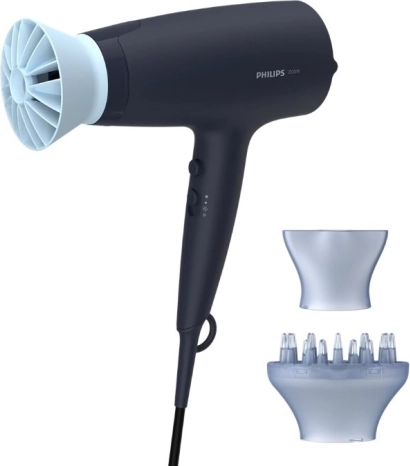 haardroger Philips 2100 W met ionisatie en ThermoProtect-technologie