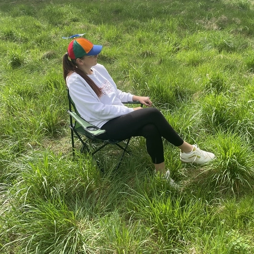Visser / kampeer vouwstoel / fauteuil - groen