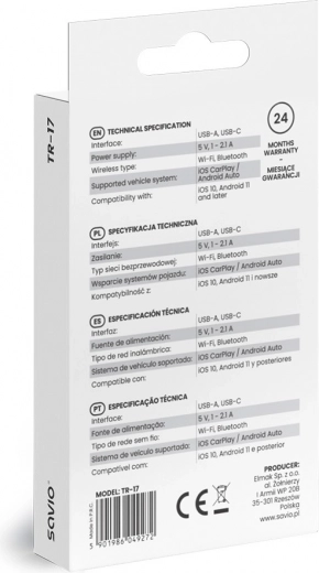 Draadloos CarPlay en Android Auto