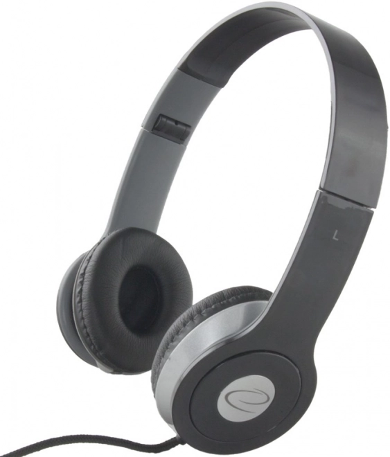 Stereo audio koptelefoon Techno zwart
