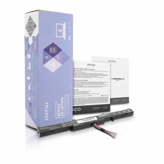 batterij voor Asus A550E, K550E 2200 mAh (33 Wh) 14.4 - 14.8 V