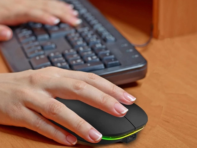 Slanke bluetooth muis 2,4 GHz voor pc en laptops