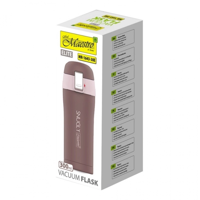 300 ml thermosbeker Snugly MR-1643-30E bruin