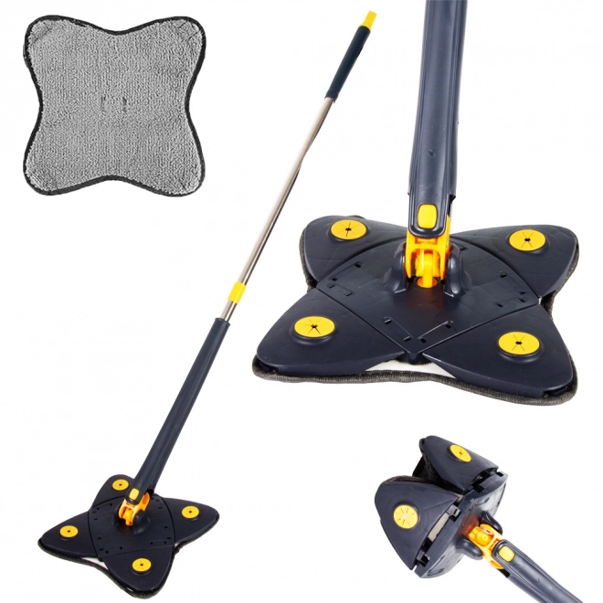 Revolutionaire roterende mop voor vloeren