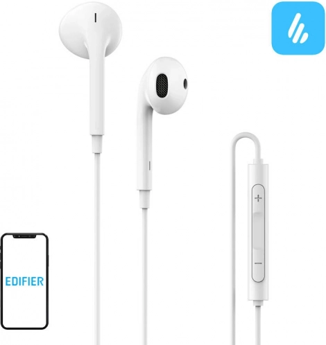 Bedrade USB‑C oordopjes EDIFIER P180 – wit