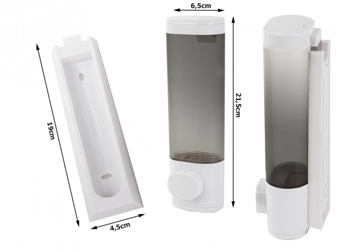 Wandgemonteerde zeep- en shampoedispenser 300 ml