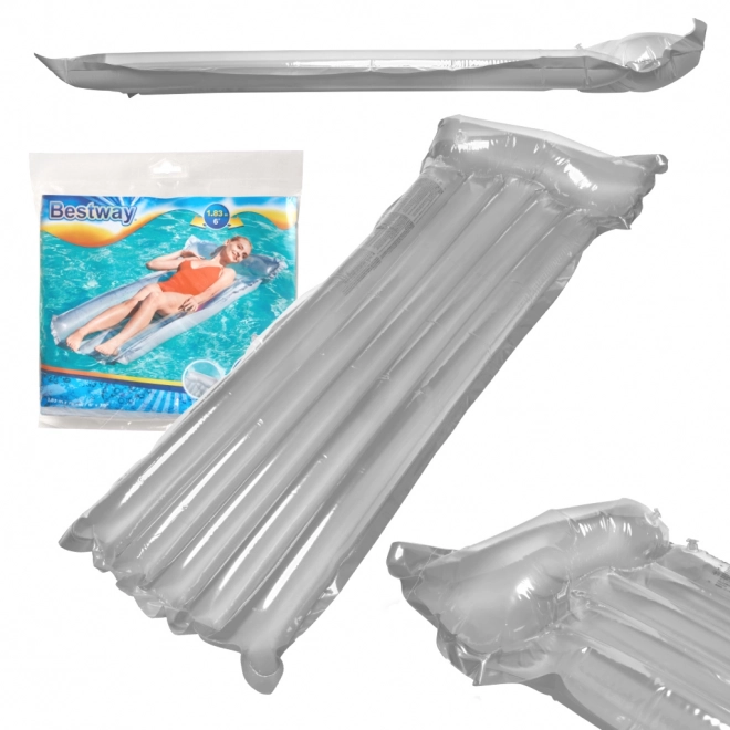 Opblaasbare matras voor op het water van Bestway grijs