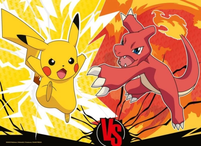 Pokémon puzzel 4x100 stukjes