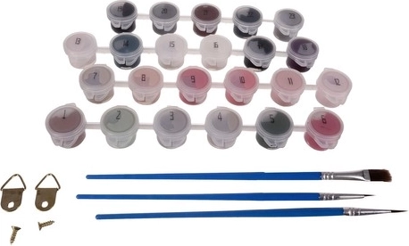 Complete set klaar om te schilderen