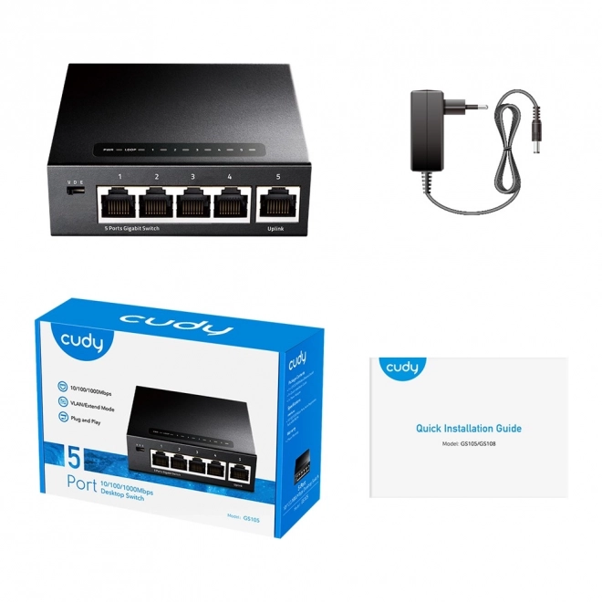 Gigabit-switch GS105 5-Port