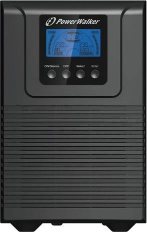 Noodstroomvoorziening 1000VA PowerWalker VFI TG met LCD, TOWER, EPO