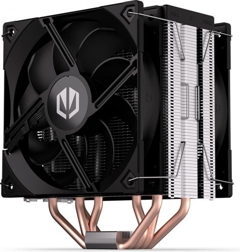 Dubbele Fluctus 120 PWM-ventilator met semi-passieve werking