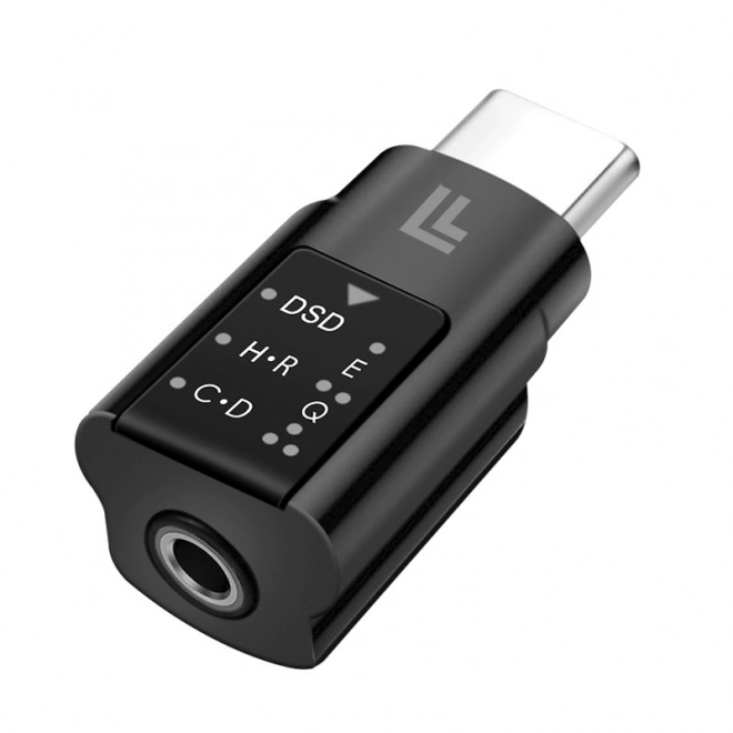 Audio-adapter USB-C/M naar 3,5 mm/F met DAC en EQ