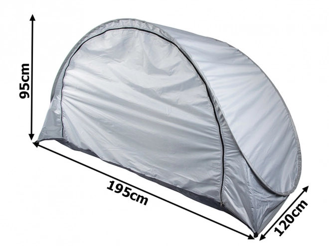 Zelfvouwende strandtent met UV-bescherming