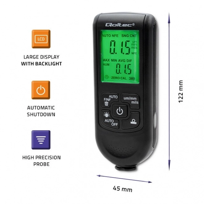 Lakdikte Meter met LCD scherm | 0~2000um