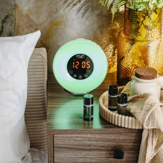 Nachtmodus en kleurrijke verlichting