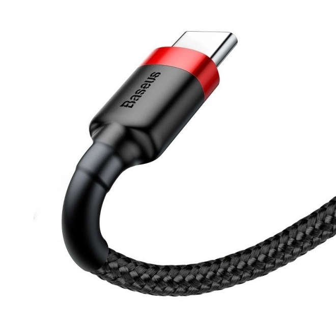 USB-C kabel Baseus Cafule 3A 1m rood-zwart