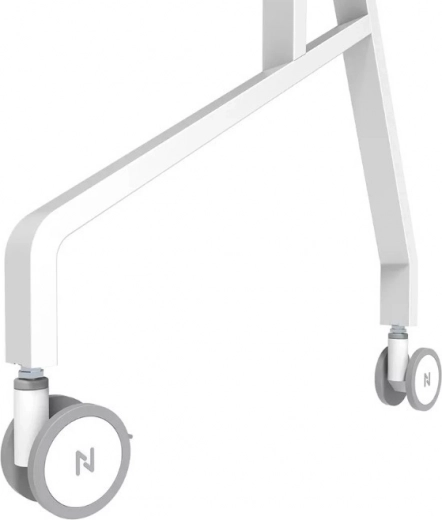 Grote vergrendelbare wielen en ergonomische bediening