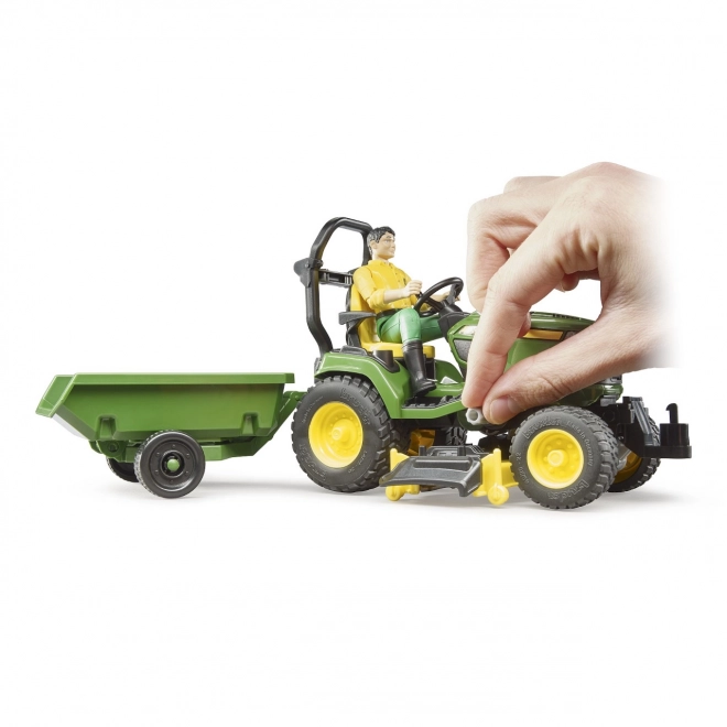 Bruder Tuintractor John Deere X949 met tuinman