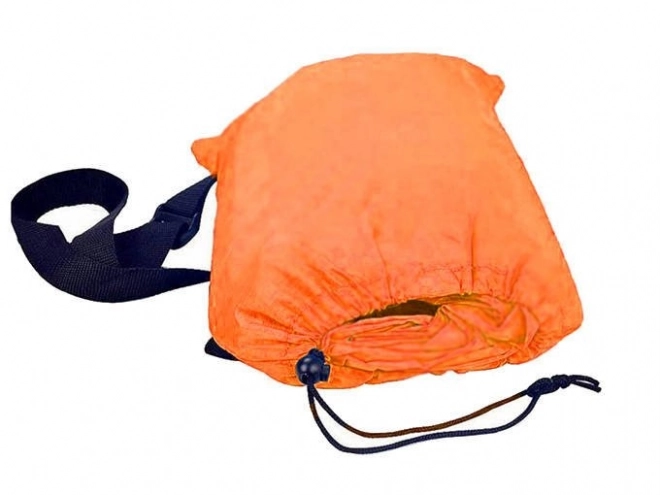 Opblaasbare slaapbank Lazybag oranje
