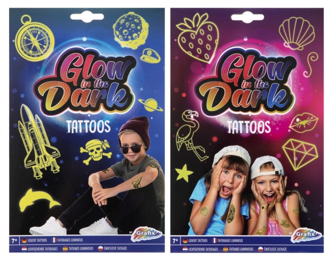 Tatoeage die in het donker oplicht