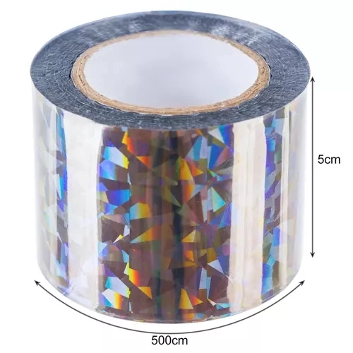 Holografische afschrikkende tape 50m Repest
