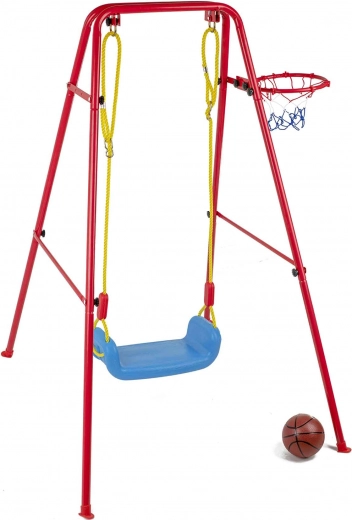 Schommel en basket in één