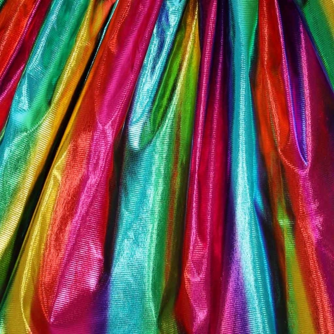 Eenhoornkostuum met regenboogvleugels en diadeem